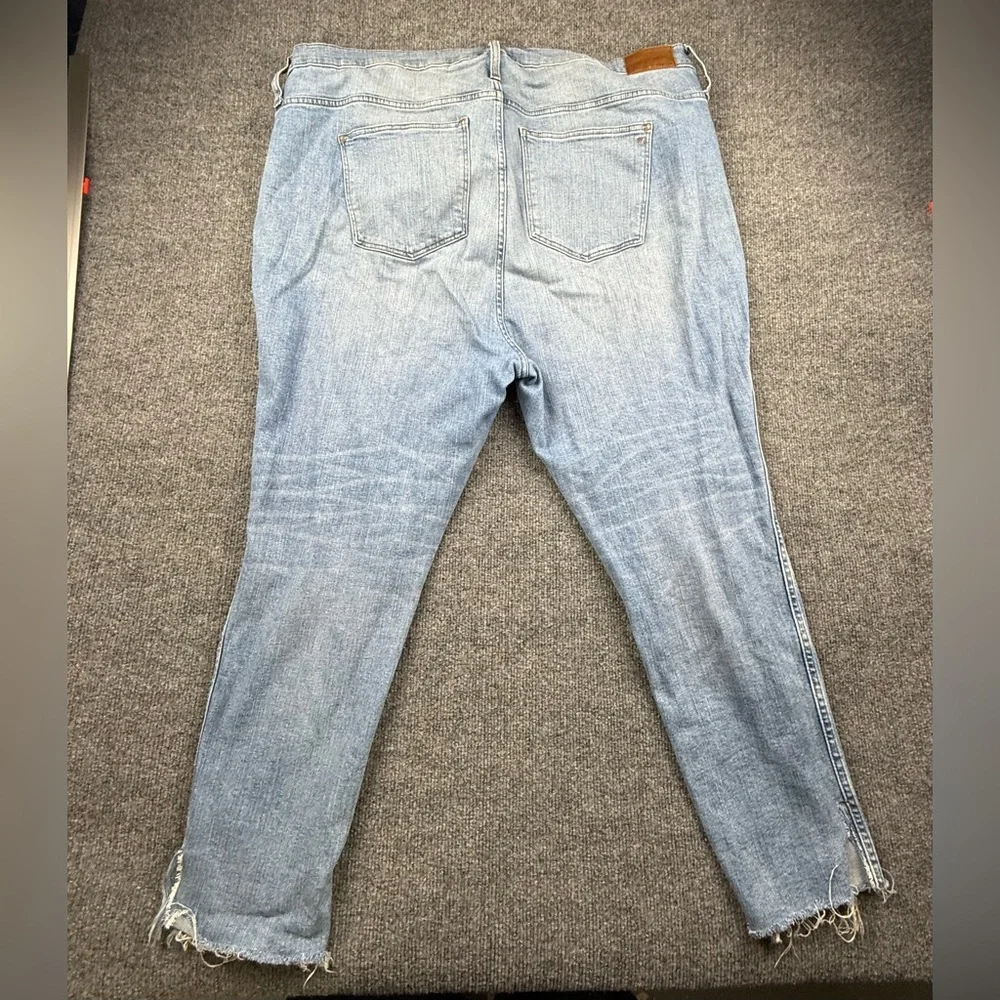 Madewell Distressed Women’s High Rise Cropped Skinny Jeans, Size 37 - Picture 4 of 13